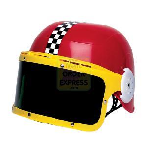 Red Racing Driver Toy Helmet