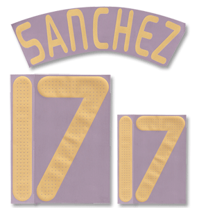 Dekographics 07-09 Spain Home Sanchez 17 Name and Number