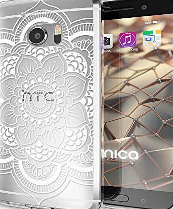 delightable24 Premium Protective Case TPU Silicone HTC 10 Smartphone - Pattern Flowers