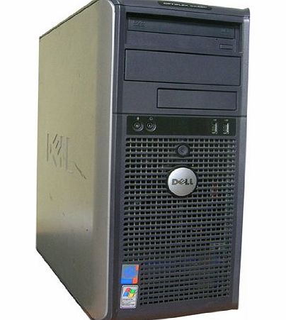 Dell  GX520 TOWER P4 HT - 2.8GHZ - 1GB - 80 GB HARD DRIVE - CD-RW/DVDROM - WIN XP PRO