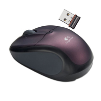 dell Logitech M305 Cordless Mouse - Plum Purple