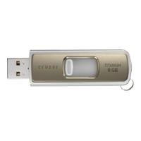 dell SanDisk Cruzer Titanium - USB flash drive - 8 GB - Hi-Speed USB
