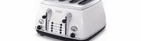 Delonghi  Icona Micalite 4 Slice Toaster - White