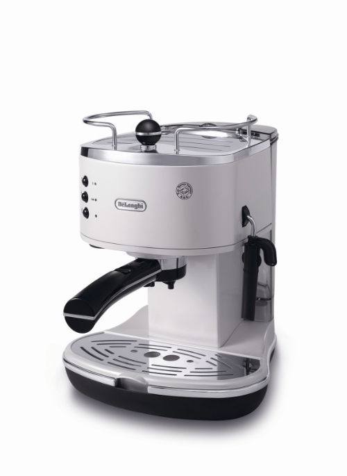 Espresso Coffee Machine, Pearl White