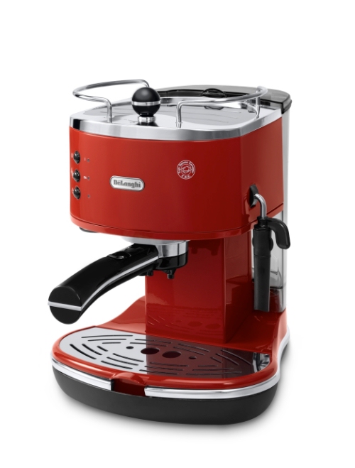 Espresso Coffee Machine, Scarlet Red