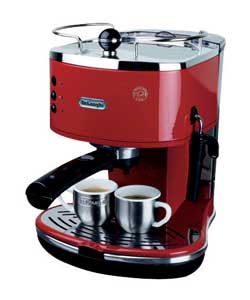Icona Red Espresso Machine