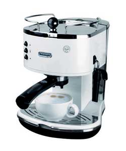 Icona White Espresso Machine