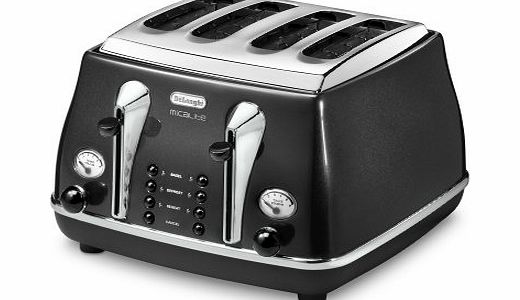 Micalite 4 Slice Toaster - Black