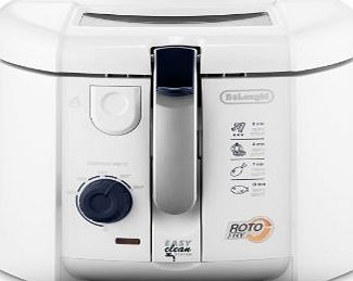 DeLonghi Roto Fry Deep Fryer with Easy Clean System F28311.W1, 1.2 L, 1800 W - White