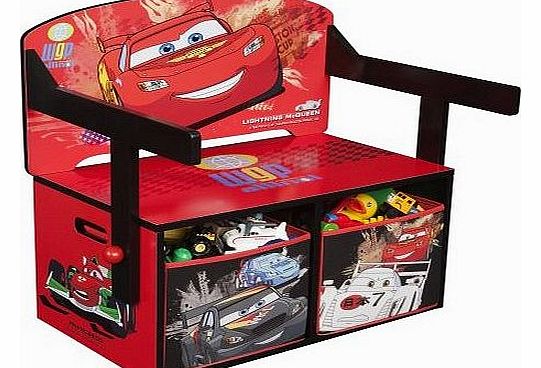 Disney Cars Convertible Toy Box/ Desk