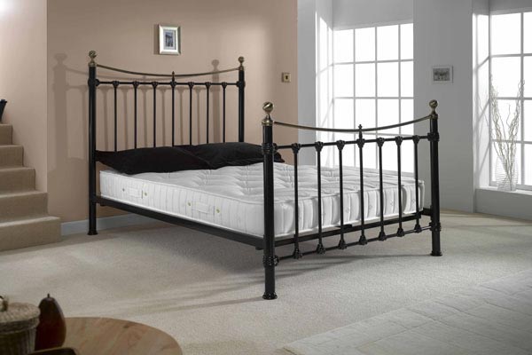 Medici Black Bed Frame Kingsize 150cm