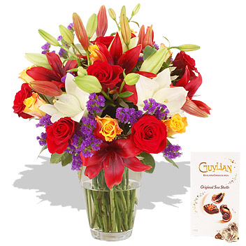 Deluxe Carnival and Chocolates - flowers
