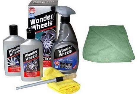Ultimate Alloy Wheel Treatment Kit from Wonder Wheels - As Used by The Professionals and Recommended #1 by Car Magazines