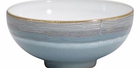 Denby Azure Coast Rice Bowl, Blue, Dia.12.5cm