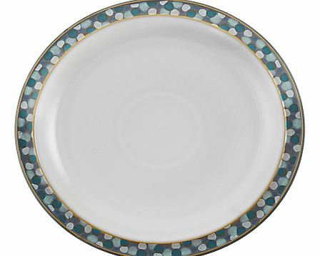 Denby Azure Coast Shell Dessert Plate, Dia.23cm