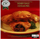 Denby Dale Steak Pies (4 per pack - 720g)