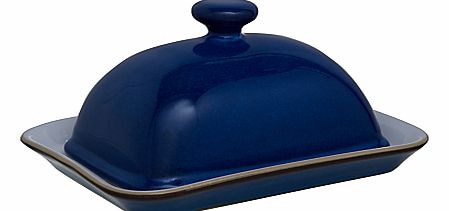Denby Imperial Blue Butter Dish