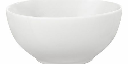Denby White Serve Rice Bowl, Dia.12cm