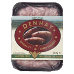 Denhay Farms Hot and Spicy Cured Meat sausages