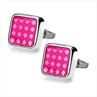 denisonboston Pink Dandy Diamond Cufflinks by