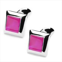 denisonboston Pink Diamond Jewell Cufflinks by