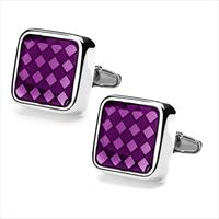 denisonboston Purple Dandy Diamond Cufflinks by