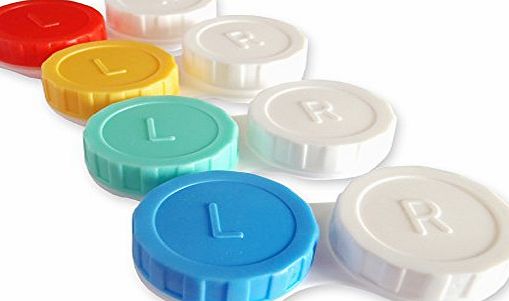 Dental Aesthetics 4 x Contact Lens Cases ~ Colour Coded Lamp;R Soaking Storage Cases (Classic)