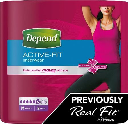 depend, 2102[^]0140166 Active Fit Incontinence Underwear for