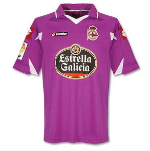 Deportivo Lotto 2010-11 Deportivo La Coruna 3rd Football Shirt