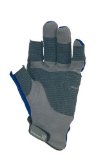 Crewsaver Summer 3 Fingered Sailing Gloves (Extra Small) Navy