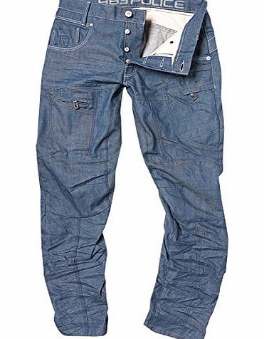 Designer ME Mens 883 Police Desmo Engineered 171 Jeans 171 Guys Gents (34x32 34`` Waist 32`` Leg)