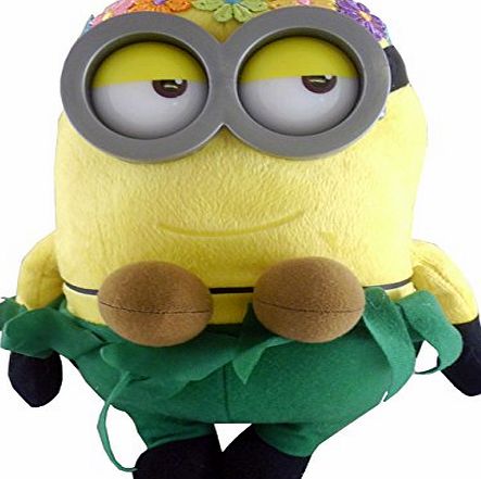 Despicable Me 10`` Dressed Minion Plush Figure - Hula Minion - TV amp; Film Character Toys