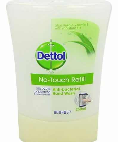 Dettol No Touch Hand Wash Refill Aloe Vera and Vitamin E with Moisturisers 250ml