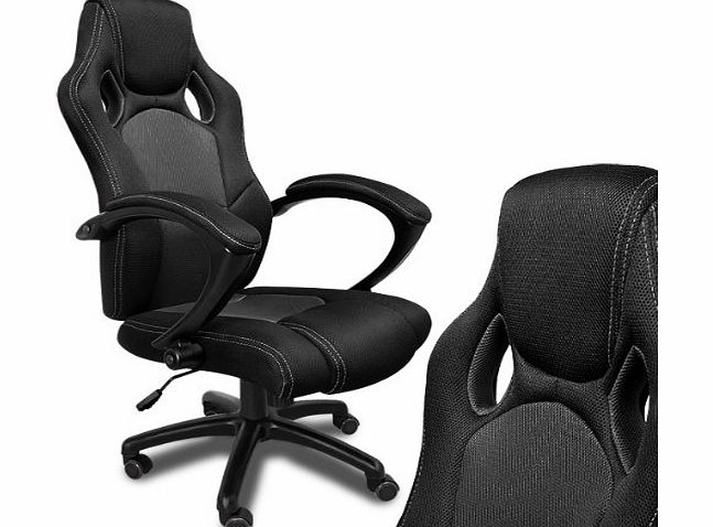 Desk chair swivel PC office chair Tilt Function Padded Adjustable Height Ergonomic PU Leather
