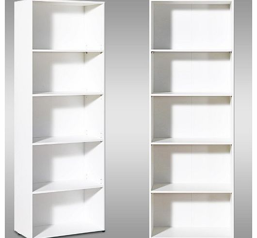 small white bookshelf 2 shelf