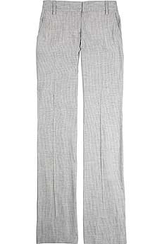 Development Striped linen blend pants