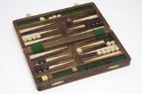 Deverell Games 10` Sheesham and Boxwood Inlaid Backgammon board