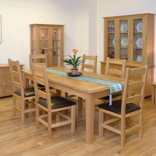 Devon Oak Furniture Range Devon Oak Dining Set (6`   6 Traditional Chairs)