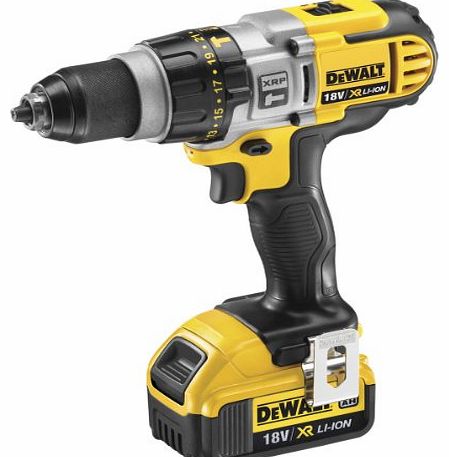  18V XR Lithium-ion Premium 3-Speed XRP Combi Drill with Batteries
