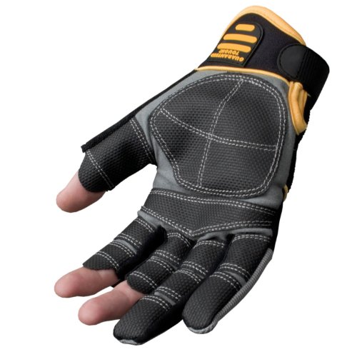 Finger Framer Power Tool Glove - Grey/Black, Large
