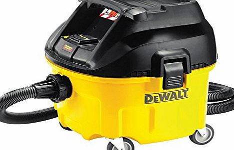 DEWALT DWV901L Wet amp; Dry Dust Extractor 30 Litre 1400 Watt 240 Volt