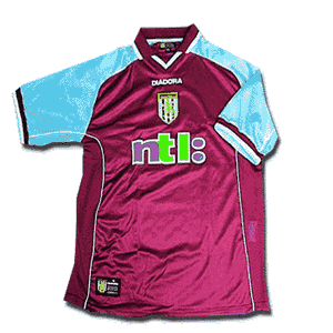 Diadora 00-01 Aston Villa Home shirt