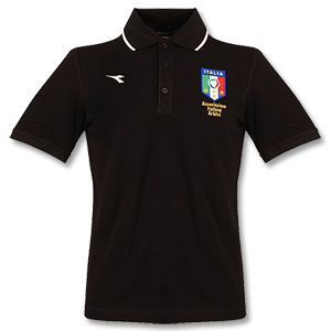 Diadora 07-08 Italy Referees Polo - Black