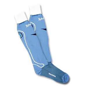 Diadora 08-09 Napoli Home Socks - Sky Blue