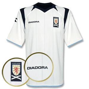 Diadora 09-10 Scotland Away Shirt