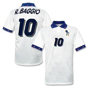 1994 Italy Away shirt WCand#39;94   No.10 Baggio