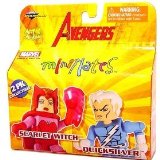 DIAMOND SELECT MARVEL MINIMATES 16 THE AVENGERS SCARLET WITCH and QUICKSILVER FIGURE 2 PACK [Toy