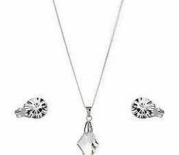 Diamond Style Swarovski Swarovski pendant and solo studs