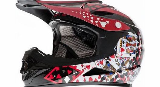 Diamondback Kids BMX Full Face Helmet - Red, 58-62 cm