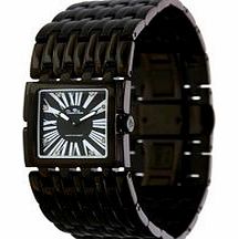 Diamstars Dolce black pearl dial diamond bracelet watch
